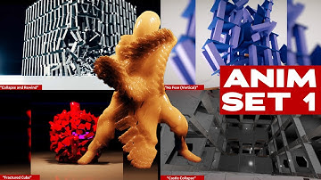 3D Animation - Set 1 - VSGFX - Rigid Body Physics, Cell Fracture and Fluid Simulation