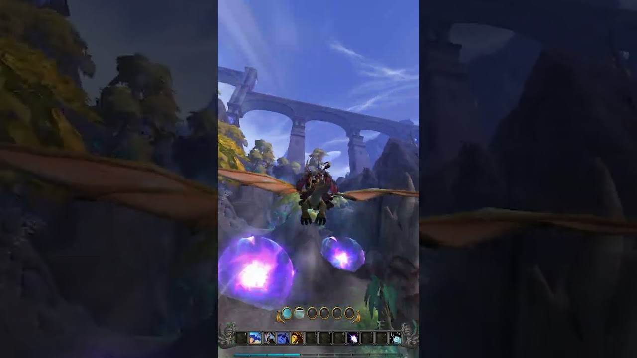 Cliffside Circuit Advanced GOLD - Dragonrider Races #wow #dragonflight #dragonriding #racing