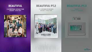 [Audio Playlist] Wanna One (워너원) -  Beautiful (뷰티풀) / Beautiful Pt.2 / Beautiful Part 3