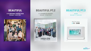 [Audio Playlist] Wanna One (워너원) -  Beautiful (뷰티풀) / Beautiful Pt.2 / Beautiful Part 3