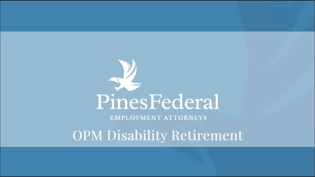 OPM Disability Retirement YouTube