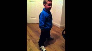 tylers dance wiggle   (gangnam inspired) live in the lounge