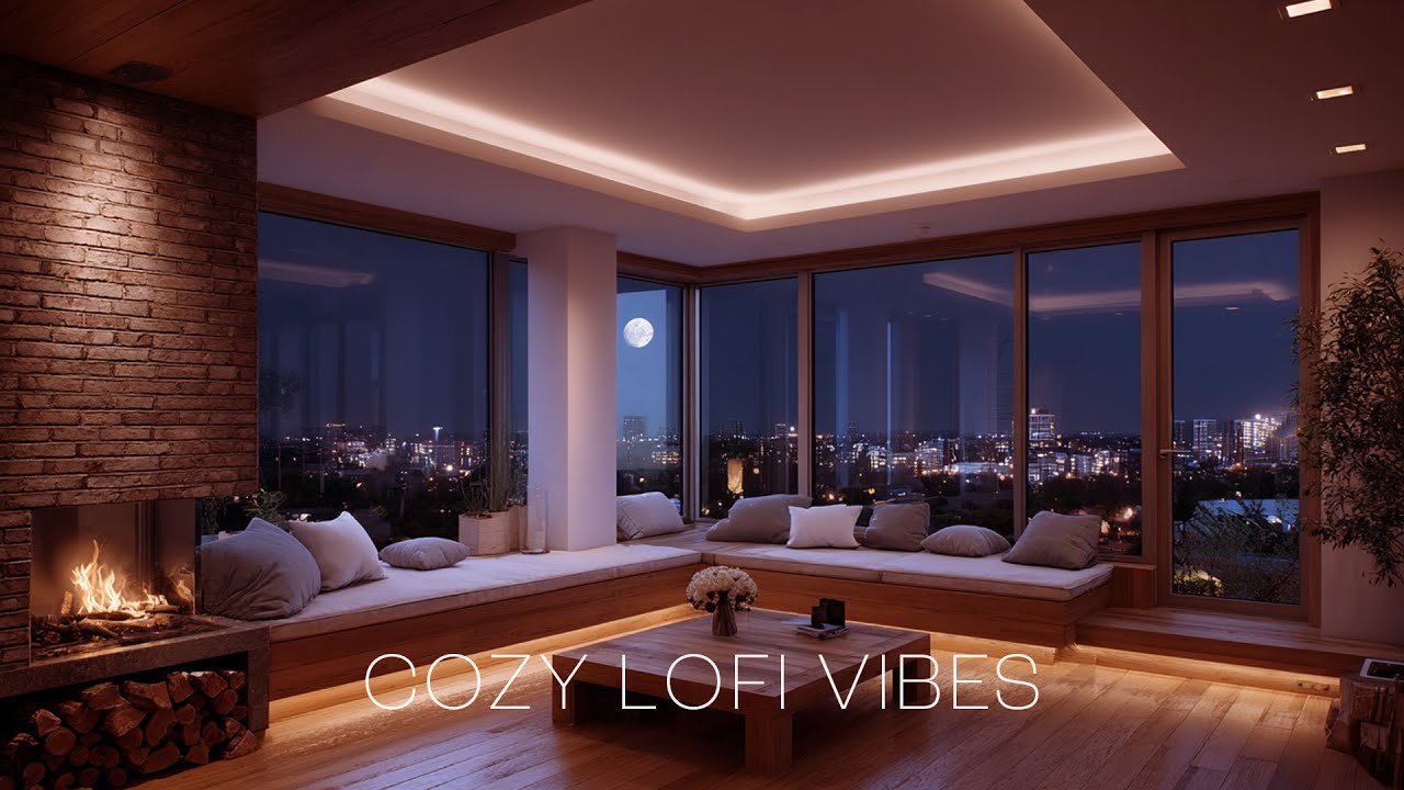 Moonlit Night Grooves LoFi 🌕 | Calm Beats for Focus, Study & Reading