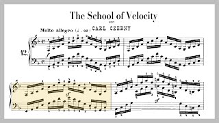 Arppegios on steroid! (Czerny Op. 299, No. 12 from The School Of Velocity)