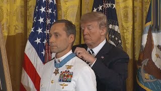 Medal of Honor ceremony for Master Chief Special Warfare Operator Britt Slabinski
