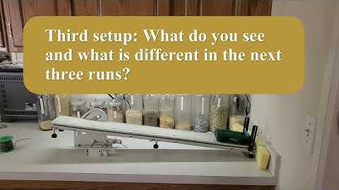 Cart on ramp introductory observations