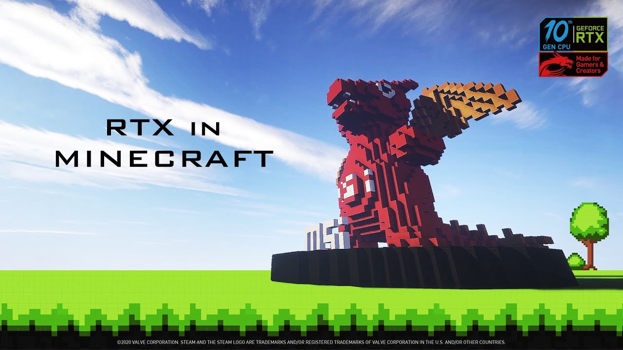 Minecraft with RTX - Superb Combination | MSI India - YouTube