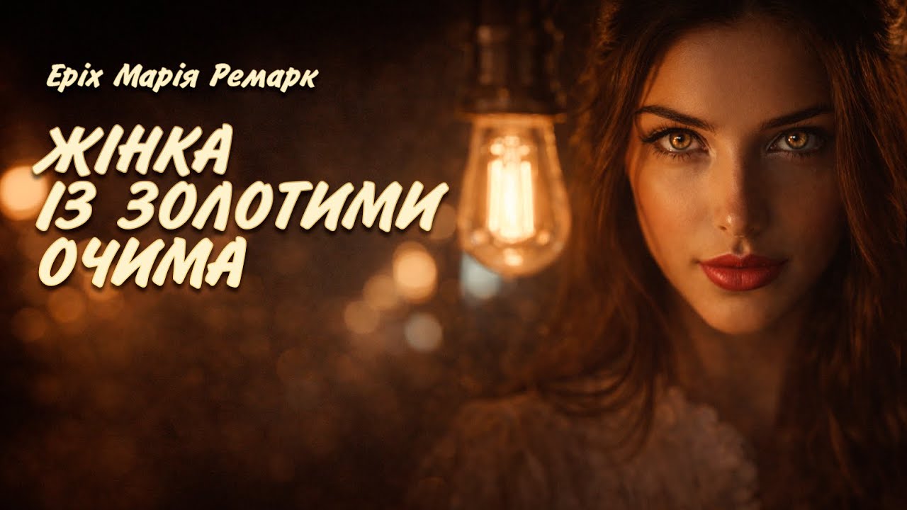 ЕРІХ МАРІЯ РЕМАРК - ЖІНКА ІЗ ЗОЛОТИМИ ОЧИМА | Читає Ярослав Макєєв #аудіокнигиукраїнською