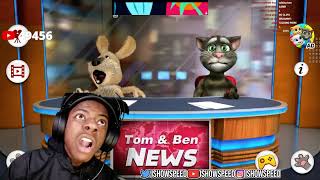 IShowSpeed rages at Tom \& Ben News😂😭