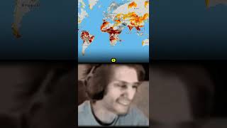 Heat Temperature Map Of The World 2023 Vs 2024 #globalwarming #globalissues #shortvideo #Shortsfeed