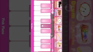 Learn piano in pink piano app chapter 1 happy birth day song