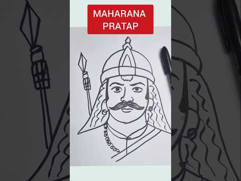 Maharana Pratap drawing