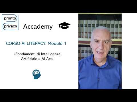 Video Modulo 1: Fondamenti di IA e Normativa AI Act | Corso AI Literacy Aziendale
