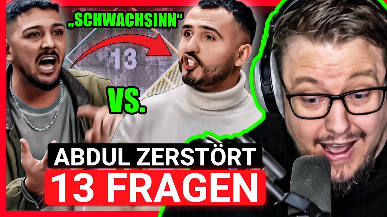 Abdul Chahin zerstört Rassismus bei 13 Fragen | Dekarldent Reaction