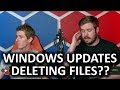 Windows Update DELETING Files!? - The WAN Show Oct 5, 2018