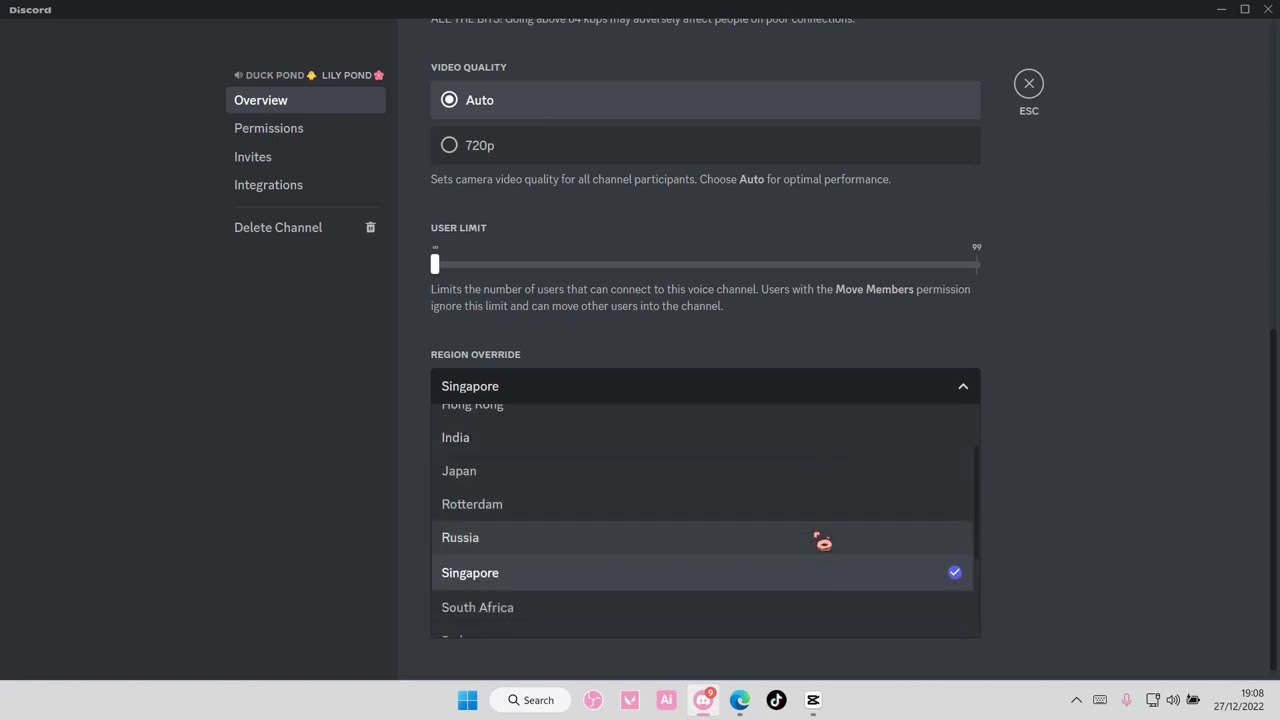 Discord changes