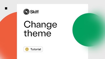 How to change your theme on Skiff