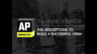 Asphalt Paving 101: What Does the Paver Operator Do?