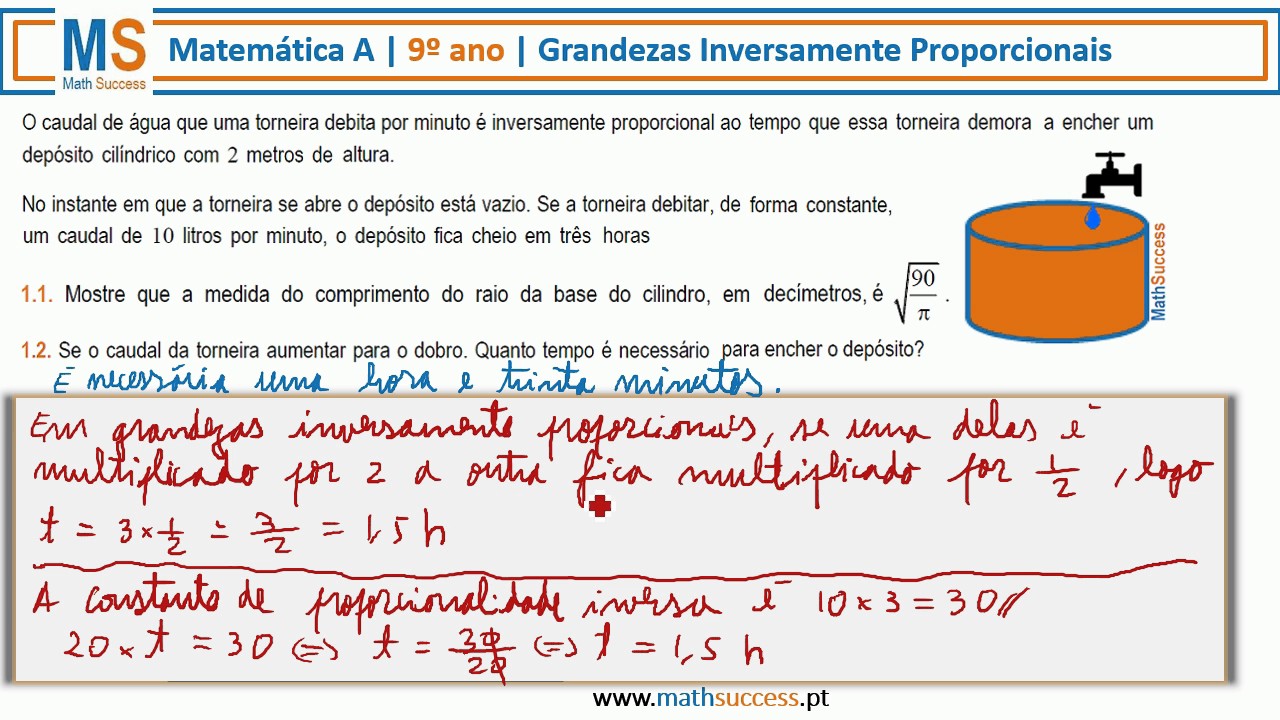 Grandezas Diretamente E Inversamente Proporcionais Exercicios 7 Ano Doc