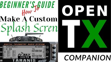 How To Make Your Start Up Screen Awesome! Frsky Taranis - Splash Screen - Custom