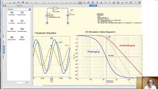 Übertragungsfunktion QUCS - Aufgabe 1 RC Tiefpass