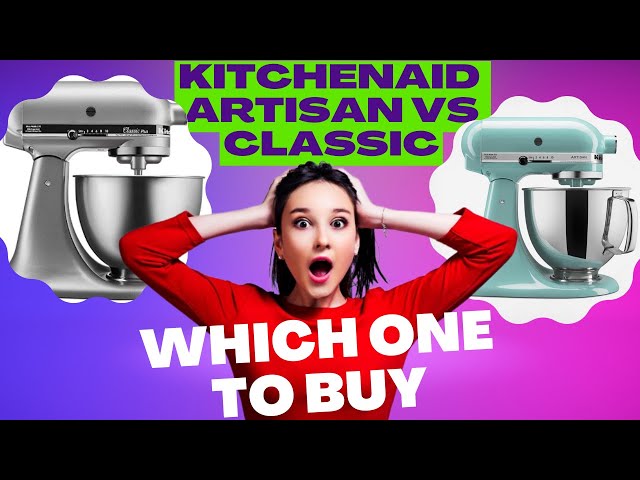 KitchenAid Classic vs. Artisan Mini: Which Mixer Is Better? #kitchenai, Kitchen  Aid Mixer