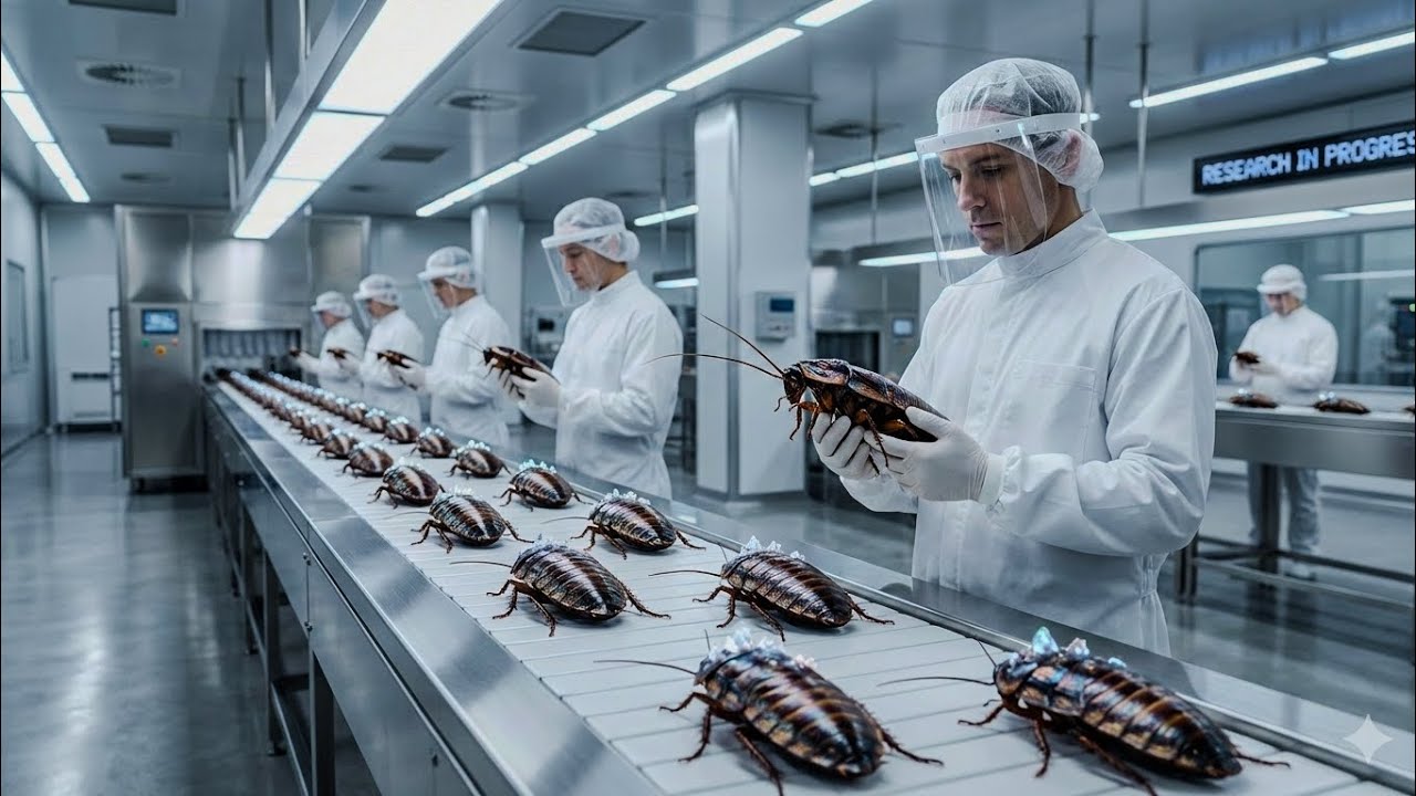 Cockroach Lab Rearing Inside the Cockroach Milk Factory | How Modern Labs Produce Superfood ...