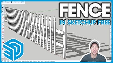 How to MODEL A FENCE in SketchUp Free (Try This!)