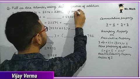 Class 4 Math Exercise 2 (D) Property of Addition