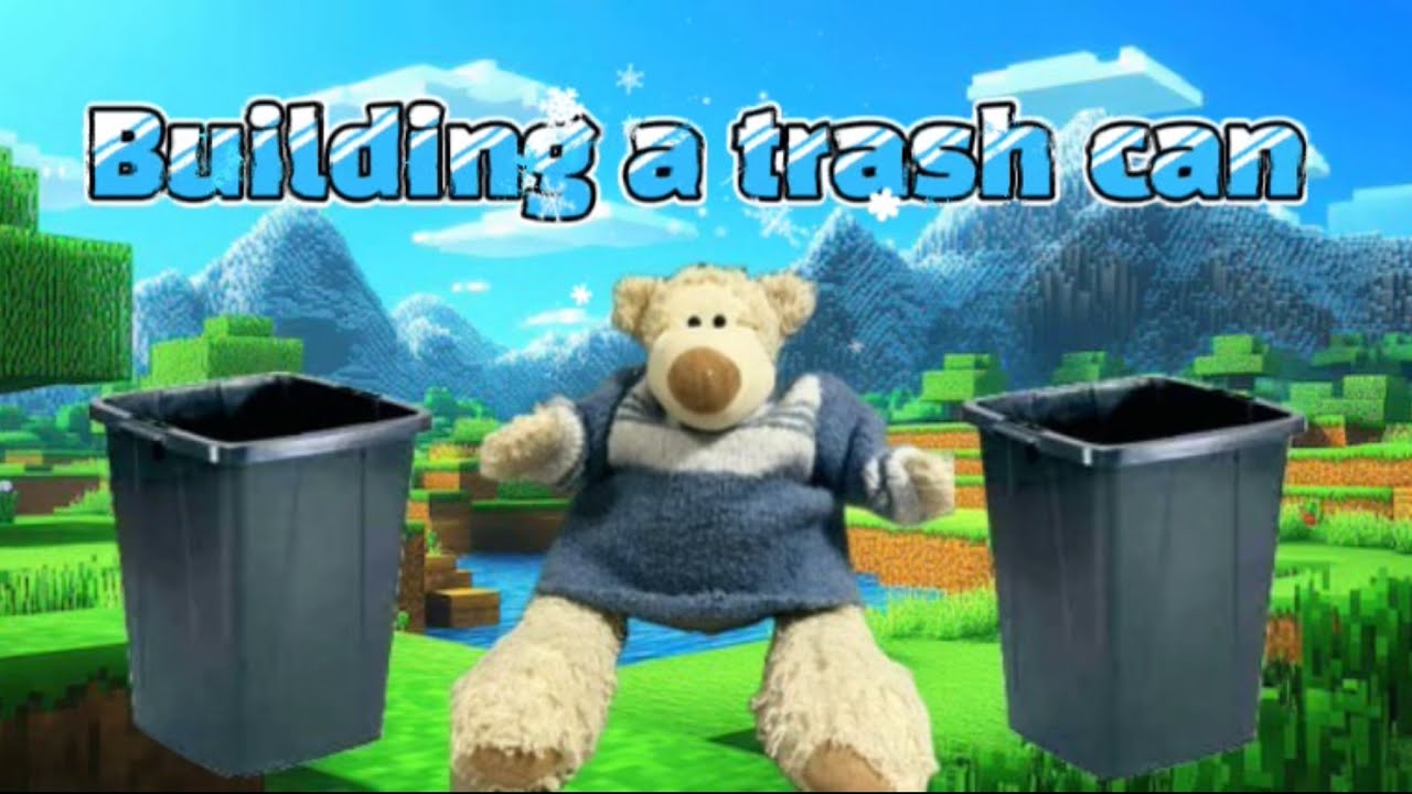 Minecraft Playground tutorial part 3: Building a redstone (automatic) trash can 🗑️