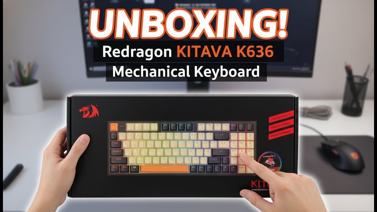 Kitavan Teeth Redragon Kitava K636 | Quick Unboxing - YouTube