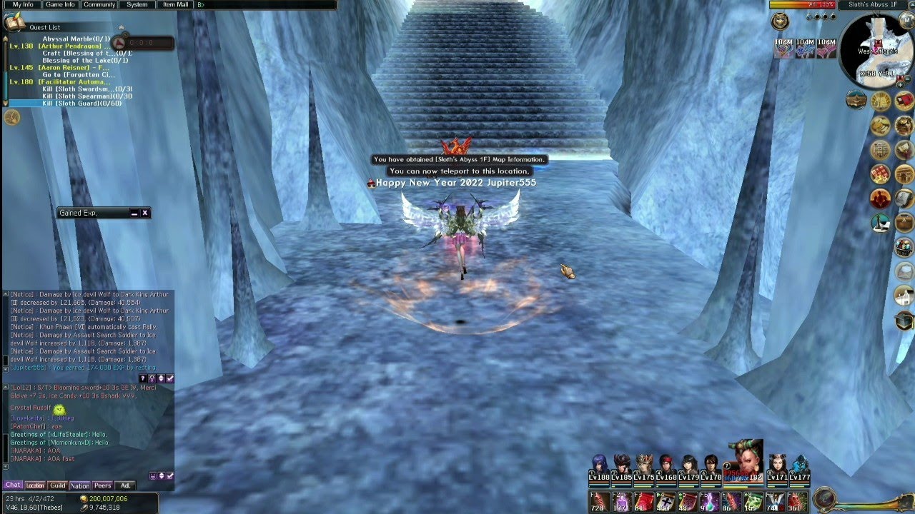 New dungeon: Frozen Abyss and sloth's Abyss Dungeon / Atlantica Valofe
