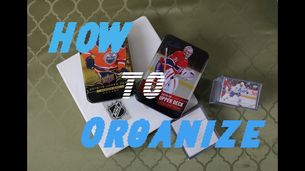How to organize your sports cards YouTube