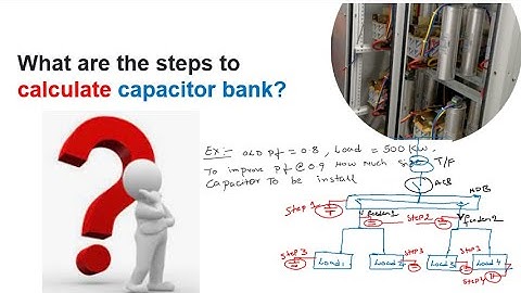 What are the steps to calculate capacitor bank? #electrical #mep #construction