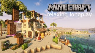 Desert Oasis Dwelling: Minecraft Relaxing Longplay (No Commentary)