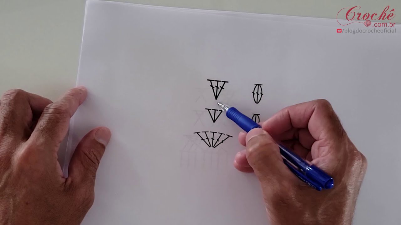 Как читать схемы по вязанию крючком? - Урок №2