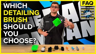 SO MANY Detailing Brushes! Which Should I Use? | The Rag Company FAQ