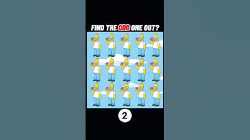 Find the Odd One Out! 🔍 The Simpsons Edition | Can You Spot It? 🤔 #simpsons #oddoneout #shorts