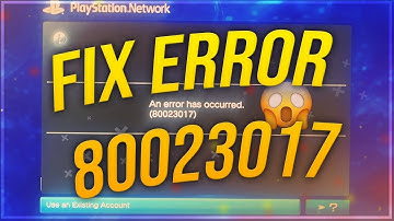 [PS3/CFW] FIX ERROR 80023017 PSN