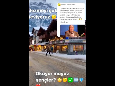 İlber Ortaylı, okuyor