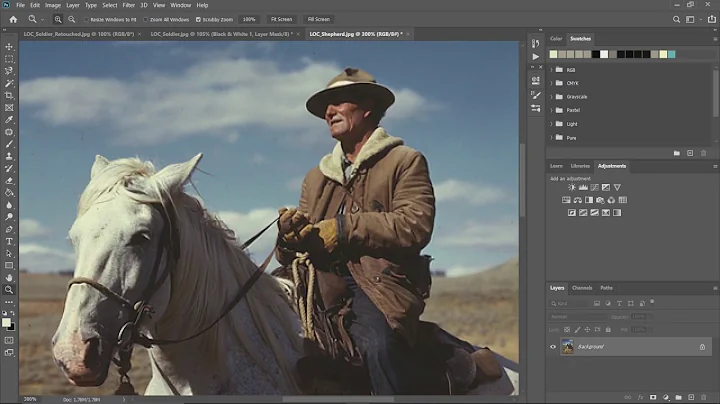 CAL - Restoring Old Photographs With Photoshop