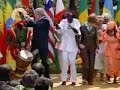 George bush african tribal dance
