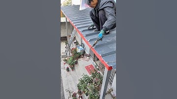 The technique of roofing a house with tin in the correct process