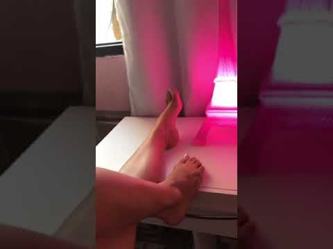 Uma bela luz nos pés