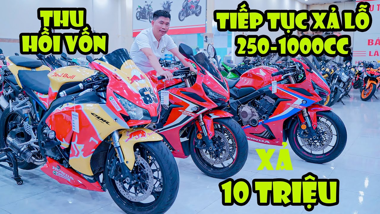 TIẾP TỤC THANH LÝ MOTOR GIÁ RẺ CB1000R KAWASAKI Z1000R... - youtube