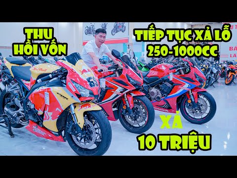 Video TIẾP TỤC THANH LÝ MOTOR GIÁ RẺ CB1000R KAWASAKI Z1000R... - youtube