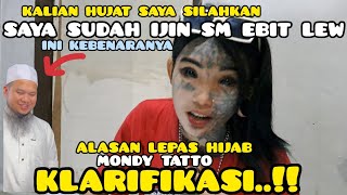 EXCLUSIVE🔴KLARIFIKASI MONDY TATTO KENAPA LEPAS HIJAB DAN SUDAH IJIN EBIT LEW‼️