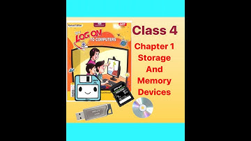 Computers storage and memory devices | ICT class 4 chapter 1| Log on go computers#devices#کامپیوتر