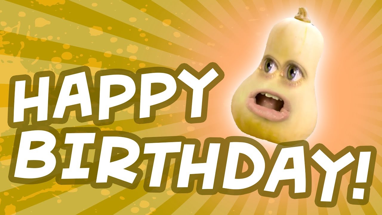 Happy Birthday from Squash! [Annoying Orange] - Happy Birthday from Squash! [Annoying Orange]