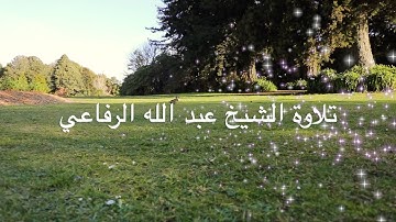 تلاوة عطرة للشيخ عبد الله الرفاعي